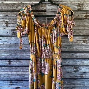 Band of Gypsies Floral Print Dress Size M‎